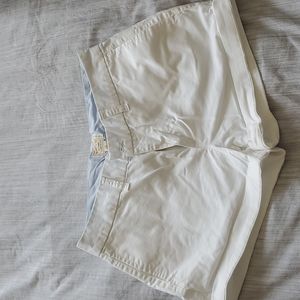 White Khaki Gap Shorts